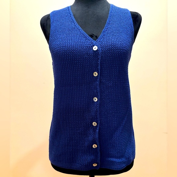 Jones New York - Knit Button Down Vest - Picture 1 of 4
